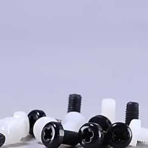 Insulated PA66 Nylon Pan Head Screws M2 M3 Cross Plastic Fastening Nuts Round Head Wear Resistant Industrial Fittings 100-200Pcs