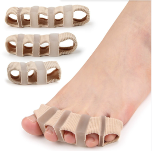 SRIEI 1Pcs Silicone Toe Split Hallux Valgus Corrector Spacer Spreader Finger Corrector Thumb Bunion Straightener Foot Care Tool