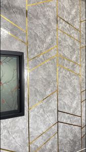 สติกเกอร์เทปผิวเงา ผิวเงา ติดง่าย กันน้ำ ไม่ทิ้งคราบ มีกาวในตัว วอลเปอร์ติดผนังห้อง สติกเกอร์ติดผนังบ้าน