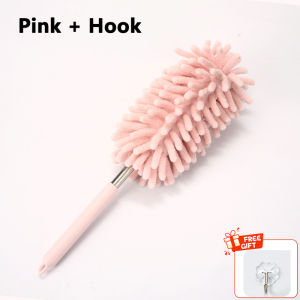 Telescopic Lengthen Duster Home and Auto Interior Cleaning Stainless Removal Steel Dust Brush Ceiling Clean Multifunction