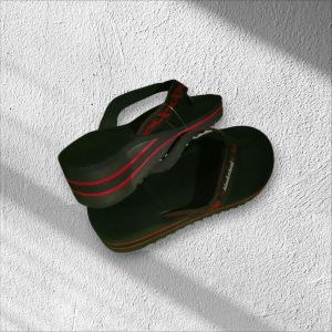 sandal has madura "BLACKSTEEL" wanita dewasa tinggi 3cm & 4cm premium