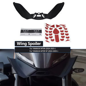 Motorcycle Front Spoiler Kit Accessories For Yamaha MT09 MT-09 SP 2024 2025- Downforce Winglet Aerodynamic Frontal Spoilers