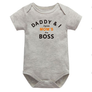 Special Offer Pure Cotton Triangle Bodysuit for Newborn Babies Short Sleeve Bottom Covering Clothes Spring Summer Childrens Wear