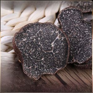 Wild Black Truffle Slices Dried Edible Fungi Special Products Large Pieces Tea Leaf Dry Slices Yunnan Province 50g