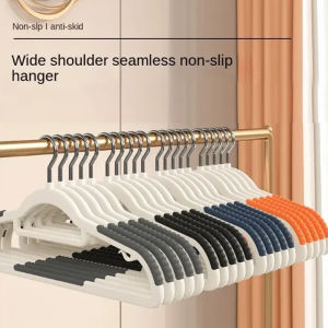 Non Slip No  Mark Hangers Rubber Grip & 360° Swivel Hook Heavy - Duty for Wet/Dry Clothes Storage Save dormitory storage space