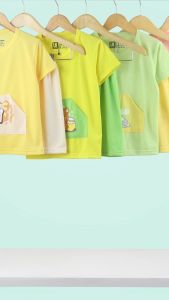 Setelan Anak Pocket Kaos dan Celana Pendek Bahan Halus Adem Usia 3-8 Tahun