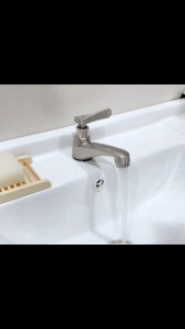 BATHKITCHZ Bathroom Basin Tap Cold Water Basin Faucet Toilet Sink Tap Ceramic Kepala Paip Air