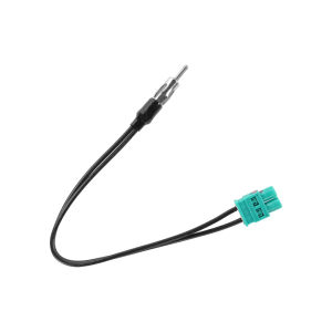 MEKEDE Car Radio Player Adaptor Antenna Audio Cable For Audi/VW/Volkswagen Male Dual Fakra to DIN RF Radio Aerial Cord