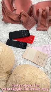 2/Small 3/3/4 Hooks 3 Row Elastic Stretchy Bra Extension Durable Bra Extend Longer Bra Breasted