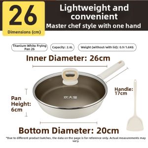 COOKER KING | Non-Stick Titanium Frying Pan for Home Use