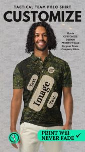 Army V3 Tactical Polo Shirt Full Sublimation