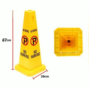【Local shipment】Cone No Parking Square Sign Hotel Special Parking Space Please No Parking Sign Board 路障 Thickened PP Plastic Road Cone No Parking Traffic Cone Safety Bar Warning Parking