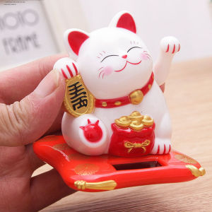 Creative Cute Shaking Hands Lucky Cat Fortune Crafts Figurines Miniatures Wealth Waving Cat Ornament Birthday Gift
