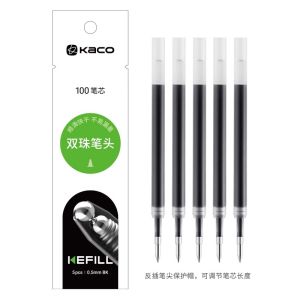 KACO Neutral Pen Rotation Core 05 Black Water Pen High Aesthetic Value Star Planet Moon for Junior And Senior High School Boys And Girls Office Signing Pen Engraving