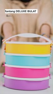 Rantang Bulat Deluxe Susun 4: Solusi Praktis untuk Keluarga