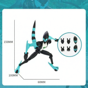 3D Printed Multi-joint Action Figure Model