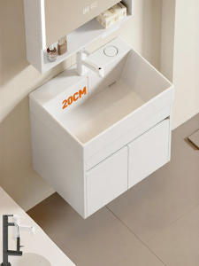 LANGXIANG | Deepened 20cm Space-saving Ceramic Sink Cabinet Combination