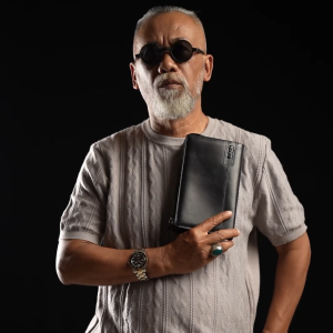 REVEN LEATHER Diamante Handbag - Tas Tangan Clutch Pria Kulit Sapi Asli Free Random Gift