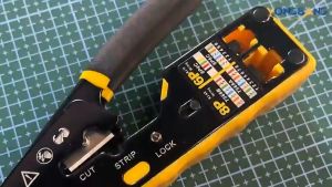 Cat7 Cat6 Cat5e 6P8P RJ45 Crimping Tool Pass Through Set Terminal Crimper Pliers With Cutter For RJ45 Modular Connector Wire Tools Multi-purpose Crimper Tools Set Heavy Duty