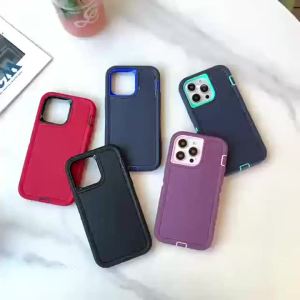 Shockproof Armor Symmetry Series Case For Samsung S25 Ultra S24 Plus S23 S22 S21 S20FE Ott Hard PC+TPU box Stand Protect Cover