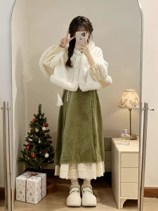XUECAIQI | Elegant Traditional Chinese Green Outfit Set