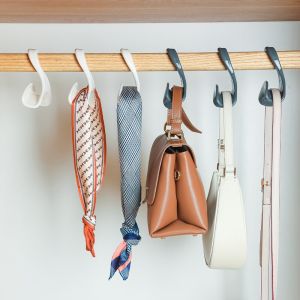 (3pcs)Gantungan Tas/ Bag Gantungan/ Bag Organizer Hook Hanger Holder/Dasi / Sabuk / Syal / Topi