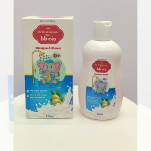 Combo 3 Chai Sữa tắm gội thảo dược BBNIE Santafa giúp làm sạch da trẻ nhỏ an toàn dịu nhẹ không kích ứng- Chai 250ml