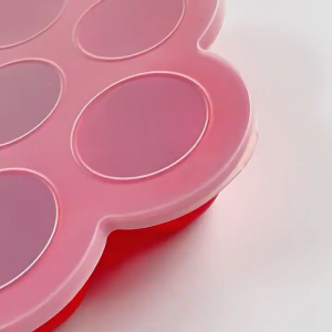 บล็อคซิลิโคนแช่แข็ง บล็อคซิลิโคนพร้อมฝาปิด เก็บอาหาร บล็อคซิลิโคนเก็บอาหารเด็ก 7หลุม แม่พิมพ์ทำน้ำแข็ง ก้อนกลม ซิลิโคน