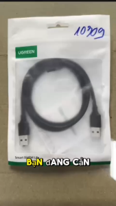 Cáp USB 2.0 2 đầu đực Ugreen 10309 (dài 1m) Chính Hãng