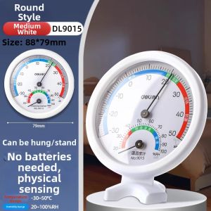 deli | High Precision Indoor Temperature Humidity Meter Baby Room Home Use Deli 2101 Accurate Room Thermometer And Hygrometer
