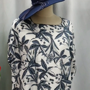 089 [B] Dress Kaftan Kelawar Suitable for Night Wear to Street Fashion/Rayon Materials Kaftan Dress