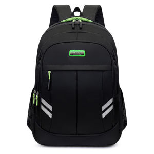Oxford Cloth Mens Backpack Casual Travel Computer Bag Stylish Commuting Versatile Backpack for Middle School Students
