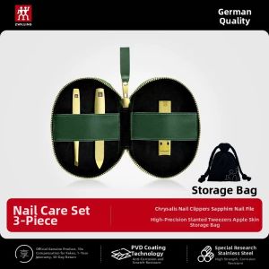 ZWILLING | Imported Ultra-thin Nail Scissors Clippers Files Set 3pieces