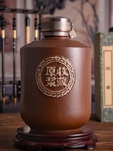 Bình Gốm Sứ Long Shang 1/2/3/5/10 Cân Nguyên Chất Dùng Tại Nhà Bình Đựng Rượu Không Phải Thủ Công Hình Chữ Nhật