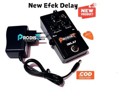 Efek Gitar listrik- Efek Gitar Distorsi 4 Potensio& 2 Potensio Plus Adaftor+Efek Gitar Double Distorsi Delay