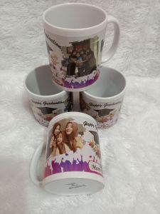 Cetak Mug Custom Tanpa Minimal Order Langsung Jadi / Foto / Tulisan / Nama Desain Suka Suka