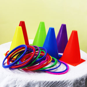 Ringtoss Kids Throwing Toy Matching Interactive Puzzle Toys Towel Classroom Activity Physical Sense Training Teaching Aids Plastic