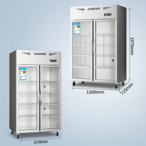 DONPER | Commercial Four-Door Dual-Temperature Refrigerator