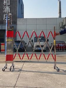 Expandable Barrier Telescopic Fence Stainless Steel Expandable Fence Barrier Barrier Barrier Gate Pagar