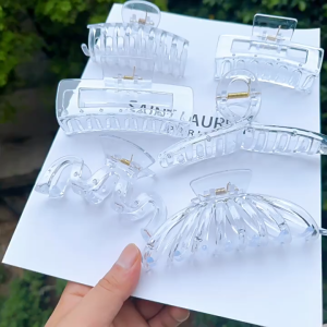 Unimese Jepit Rambut Jedai Transparan Simpel Bisa Untuk DIY Kreasi Sendiri