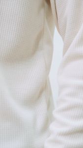 Otsky Kaos Pria Lengan Panjang Polos Waffle