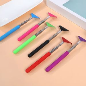 5pcs Stainless Steel Extendable Back Scratcher Telescopic Itch Relief Massager Telescoping Back Scratching Massaging Tool