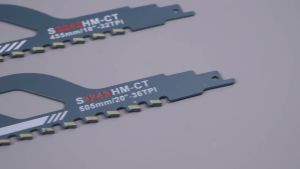 Metal Reciprocating Saw Blade Set 10/12inch Wood & Concrete Cutting Saw Blade 15/20TPI Saw Blade Wood Cutting & Branch Pruning