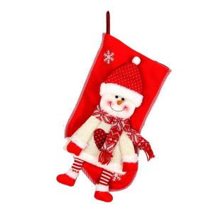Large Christmas Stocking Candy Bag Decoration Festive Gift Sock Tree Ornament Children Seniors Present Jesho Holiday Show