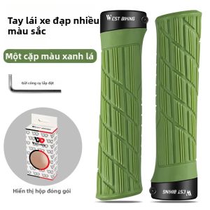 West Biking | Tay Nắm Xe Đạp Đường Trường WEST BIKING Chống Trơn Trượt Bằng Cao Su Chống Thấm Nước Có Nút Bịt Đầu Đường Kính 22.2mm Dành Cho Xe Đạp Tay Lái Thẳng