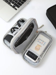 Digital Cable Accessories Storage Bag Multi-Layer Power Supply Hard Disk Protection Covers Power Bank U Disk Dustproof Multifunctional Organizing Folders