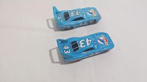 Takara Tomy | Pixar Cars Model 43 Strip Weathers Dinoco Battle-Damaged Car King Child Toys 1:55 Metal Die Casting Birthday Gifts Toys