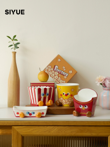 SIYUE | Cute And Unique Ceramic Snack Bowl Large Capacity