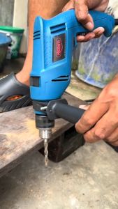 REAIM Mesin Bor Tangan 13mm Putaran Bisa Bolak Balik Bisa Buat Bor Tembok Kayu Besi Ringan