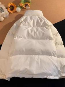 เสื้อแจ็คเก็ตแบบหนาสำหรับผู้หญิง ทรงเข้ารูป ทรงปกติ แขนยาว ทรงหลวม ทรงเข้ารูป สไตล์ฤดูใบไม้ร่วง/ฤดูหนาว เสื้อผ้าทำงาน สไตล์วินเทจ